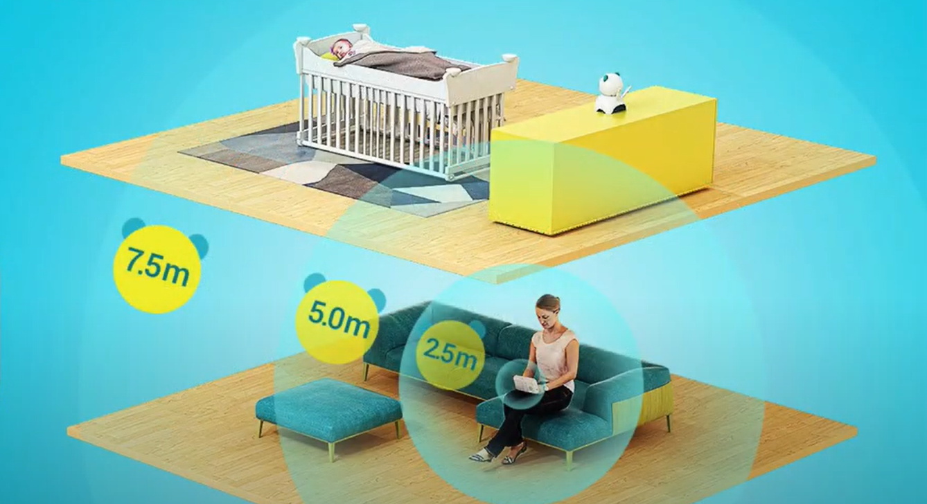 Motorola baby store monitor blinking red