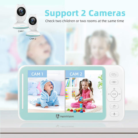HeimVision HM132C Security Camera, Only Compatible with HeimVision HM132 Baby Monitor