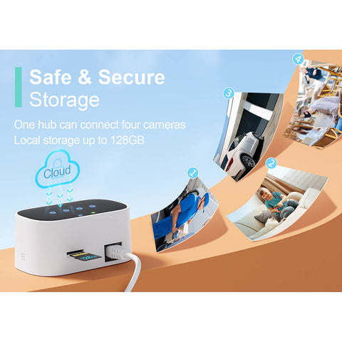 Assure B1 2K Wireless Home Security Camera System
